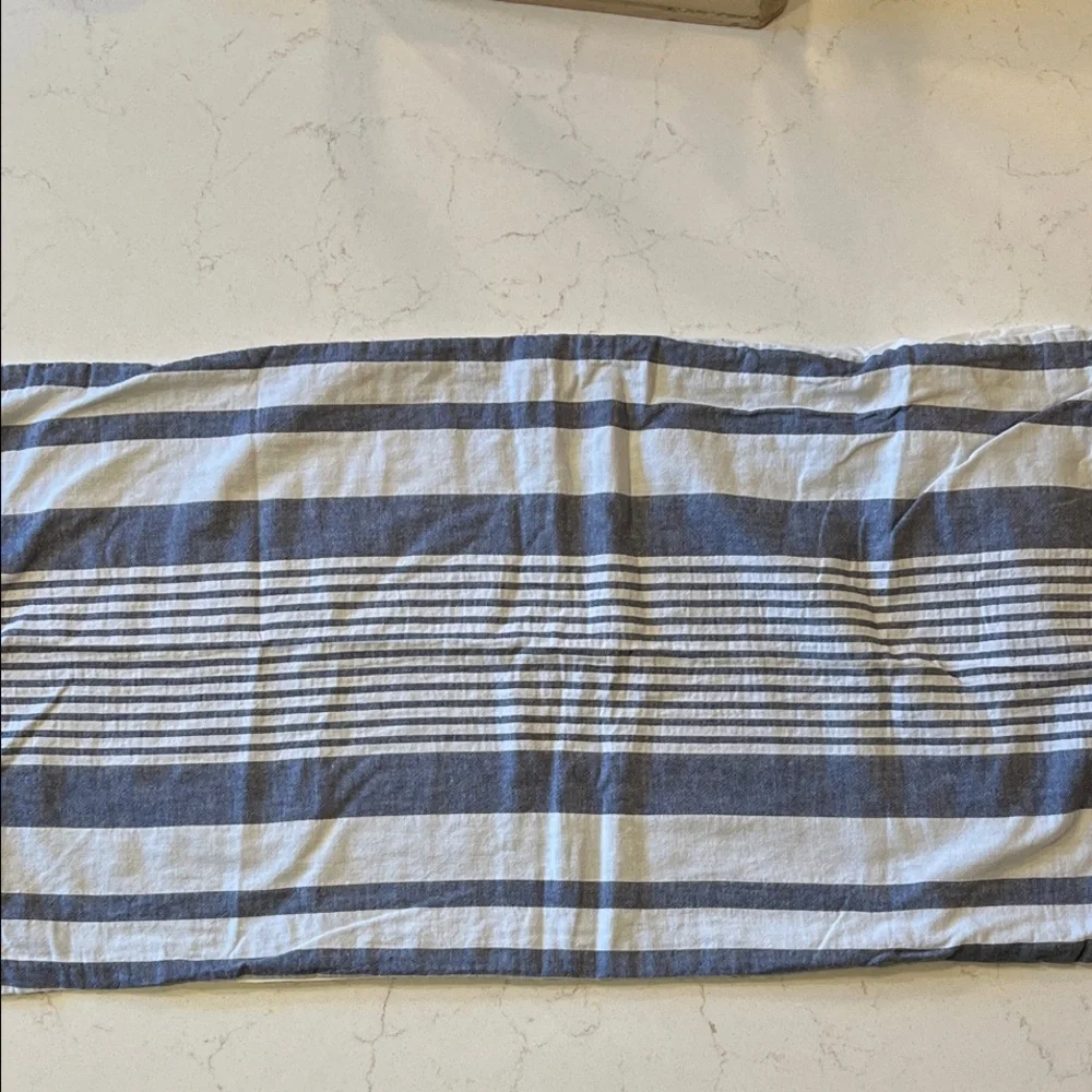 Classic Navy and White Striped Pillowcases
